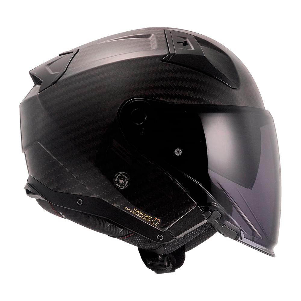 capacete ls2 infinity ii c solid carbon capacete ls2 infinity ii c solid carbon